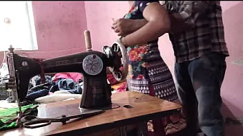 Fucked Seeex While Sewing Desi Bhabhi